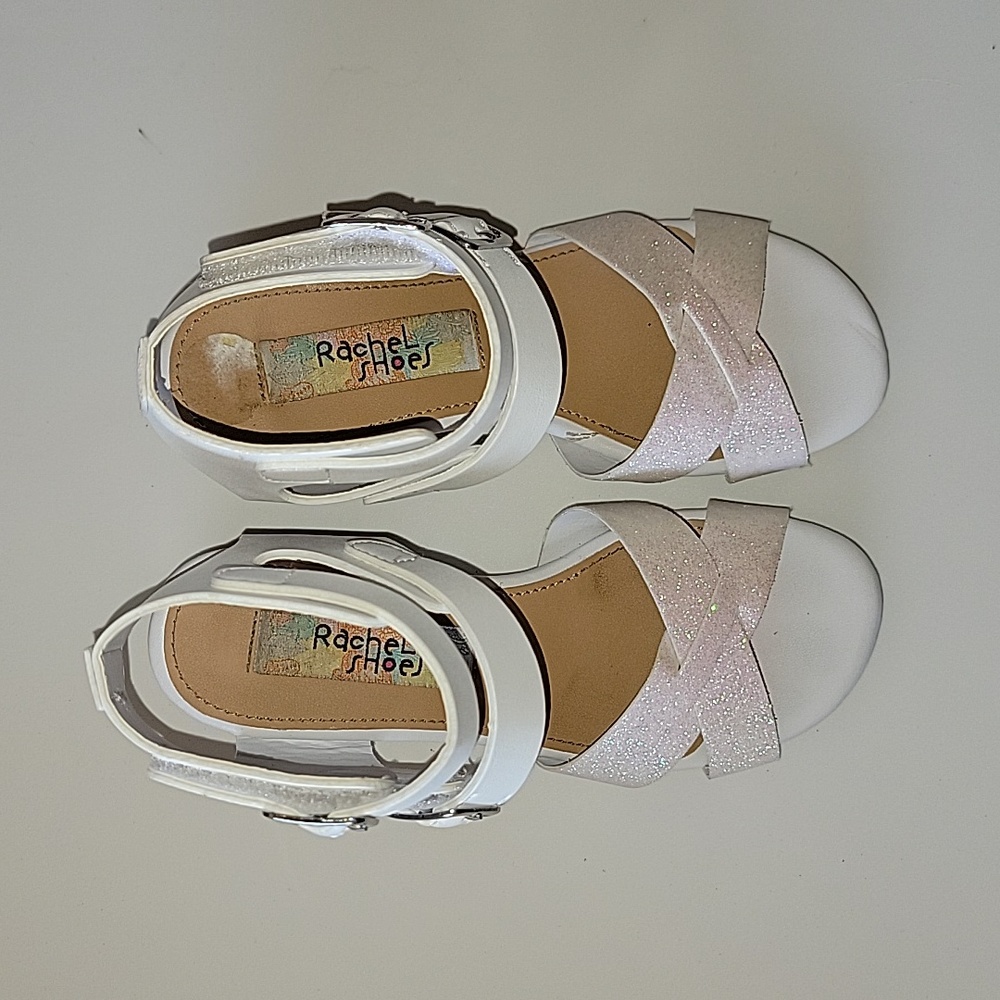 WHITE RACHEL SHOES DRESS SHOE, SIZE 1